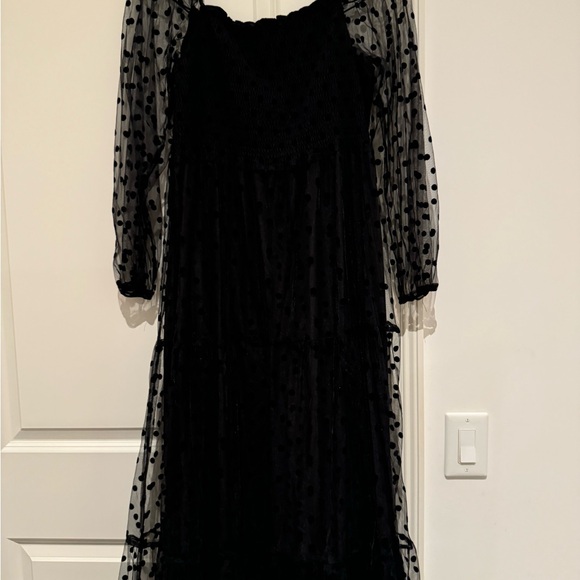 RED DRESS BOUTIQUE SEE AND BE SEEN dress black polka dots Zimmerman look alike - Picture 2 of 8